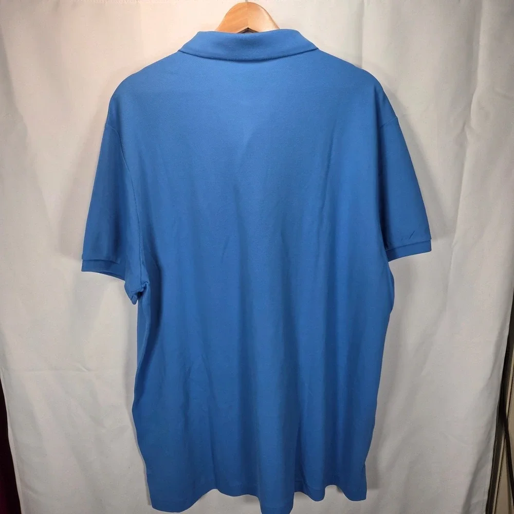 Ralph Lauren‎ Classic SLIM Fit 2XL Polo Shirt Blue NWT Cotton Preppy